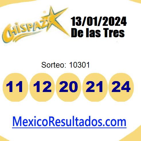 chispazo sorteo 10301