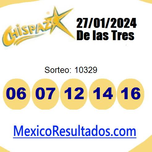 chispazo sorteo 10329