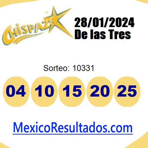 chispazo sorteo 10331