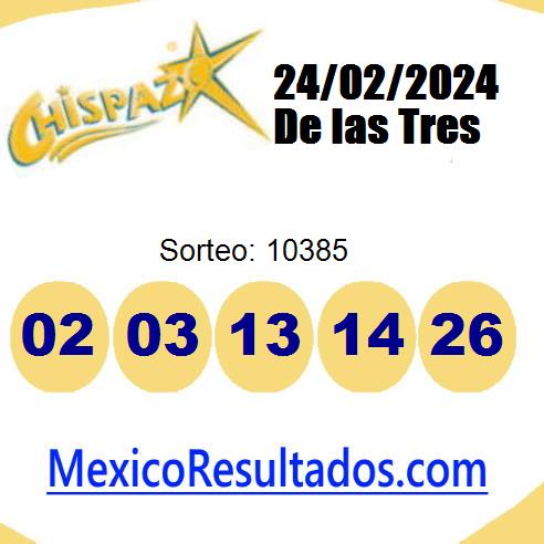 chispazo sorteo 10385