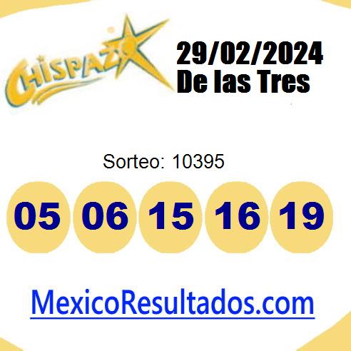 chispazo sorteo 10395