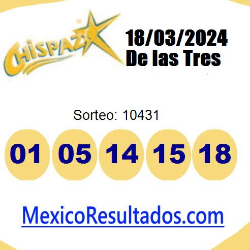 chispazo sorteo 10431