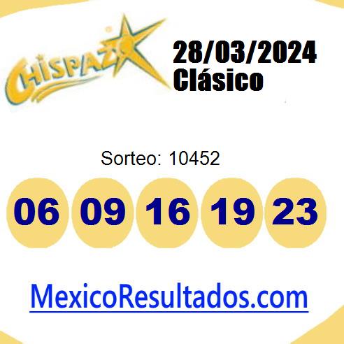 chispazo sorteo 10452