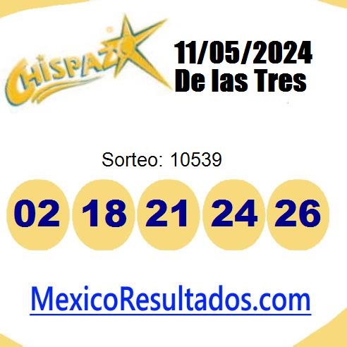 chispazo sorteo 10539