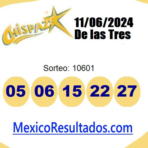 chispazo sorteo 10601