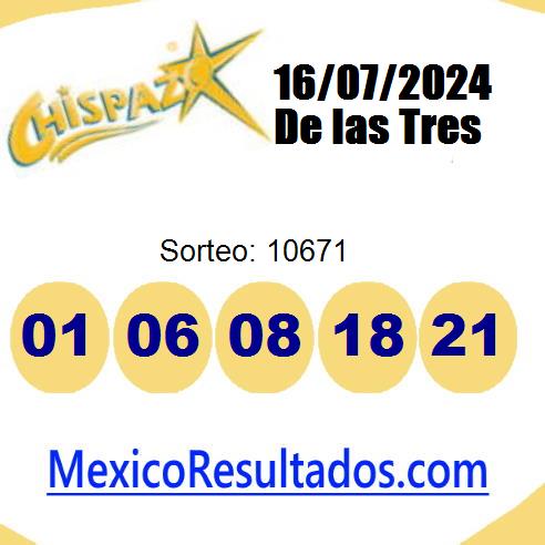 chispazo sorteo 10671