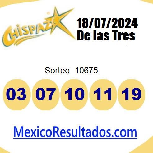 chispazo sorteo 10675