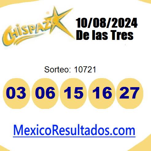 chispazo sorteo 10721