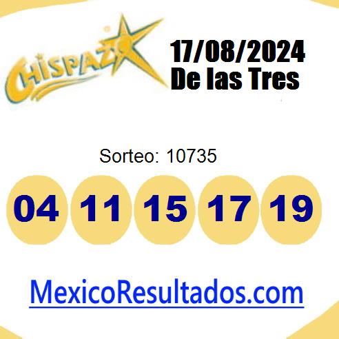 chispazo sorteo 10735