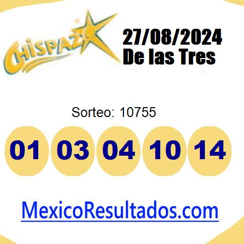 chispazo sorteo 10755