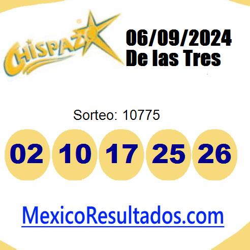 chispazo sorteo 10775