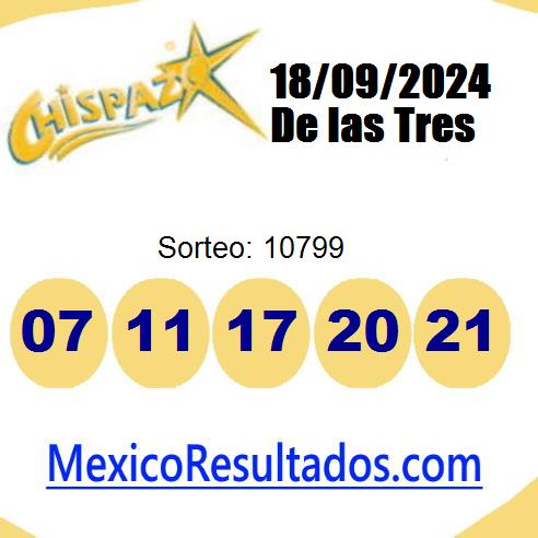 chispazo sorteo 10799