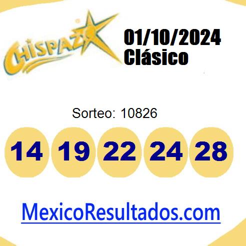 chispazo sorteo 10826