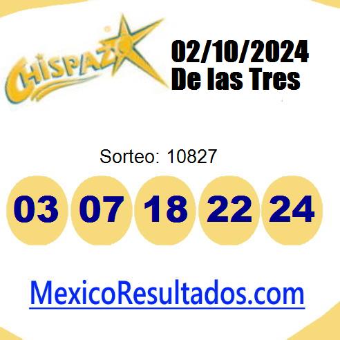 chispazo sorteo 10827