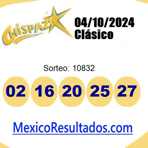 chispazo sorteo 10832