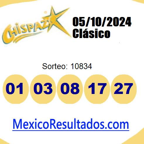 chispazo sorteo 10834