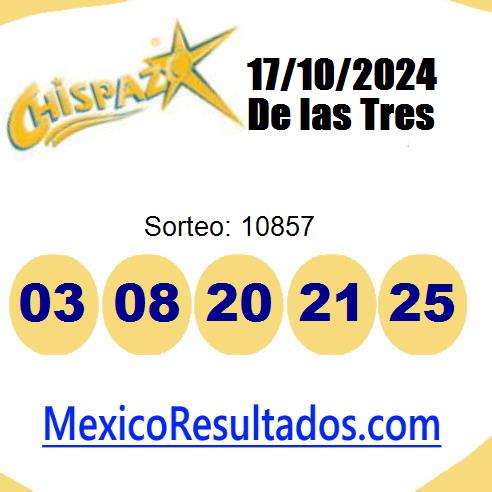 chispazo sorteo 10857