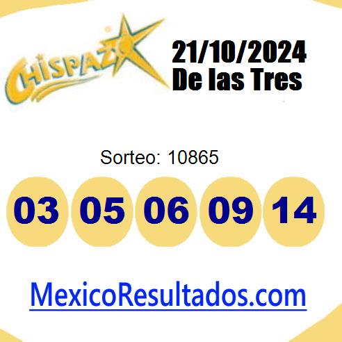 chispazo sorteo 10865