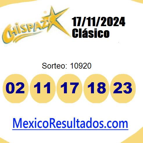 chispazo sorteo 10920