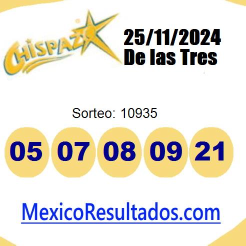 chispazo sorteo 10935