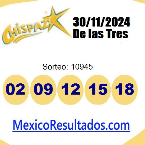 chispazo sorteo 10945