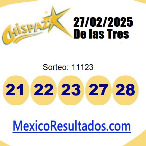chispazo sorteo 11123 chispazo sorteo 11123