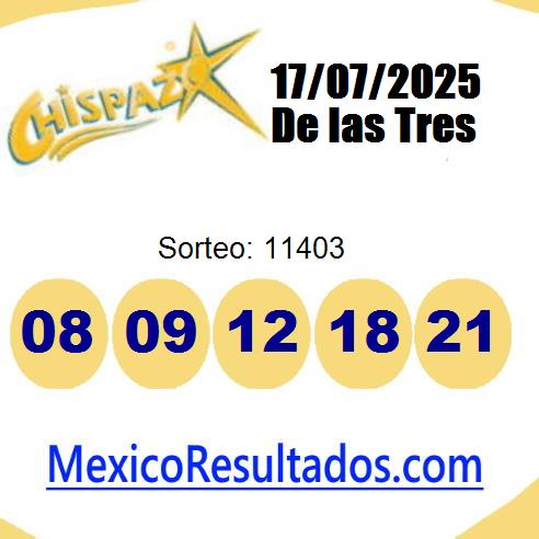 chispazo sorteo 11403