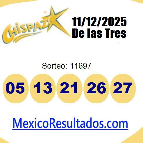 chispazo sorteo 11697