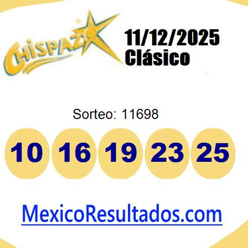 chispazo sorteo 11698
