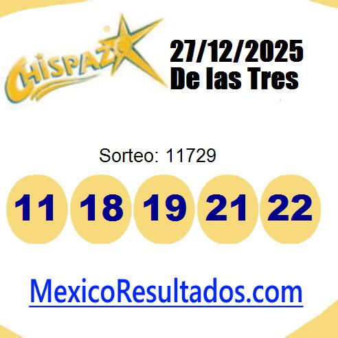 chispazo sorteo 11729