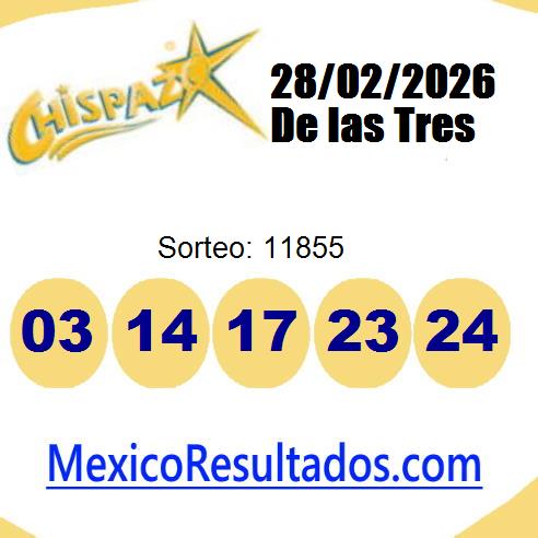chispazo sorteo 11855