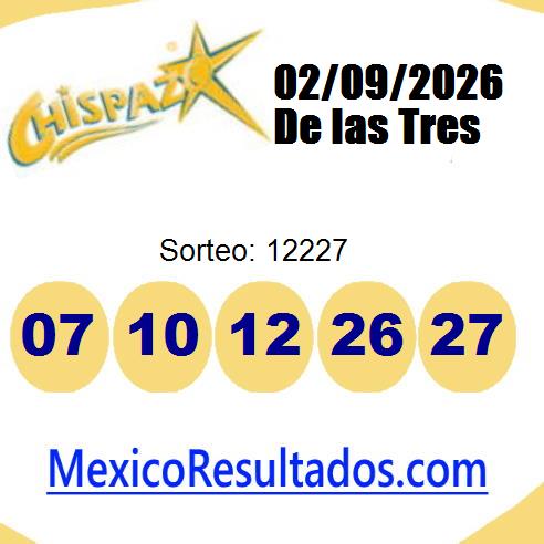 chispazo sorteo 12227