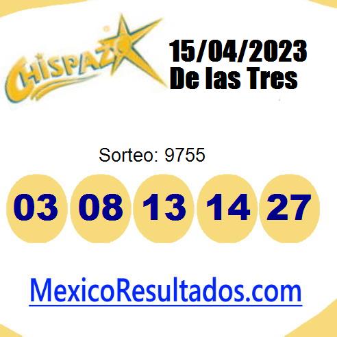 chispazo sorteo 9755