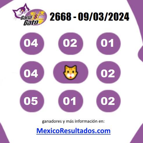 Gana Gato Sorteo 2668 Gana Gato 2668