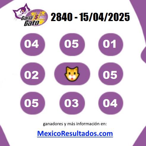 Gana Gato Sorteo 2840 Gana Gato 2840
