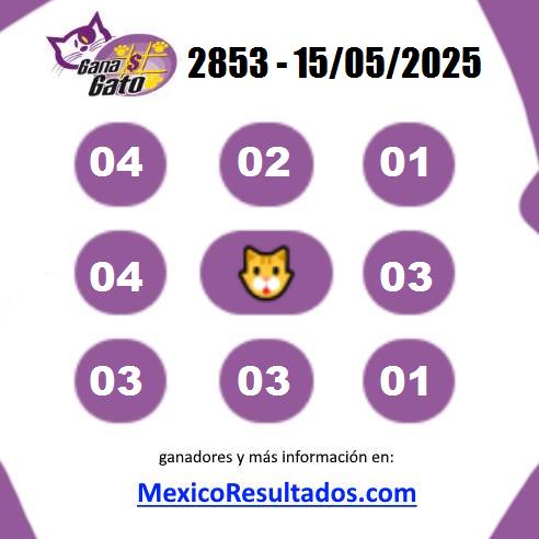 Gana Gato Sorteo 2853 Gana Gato 2853