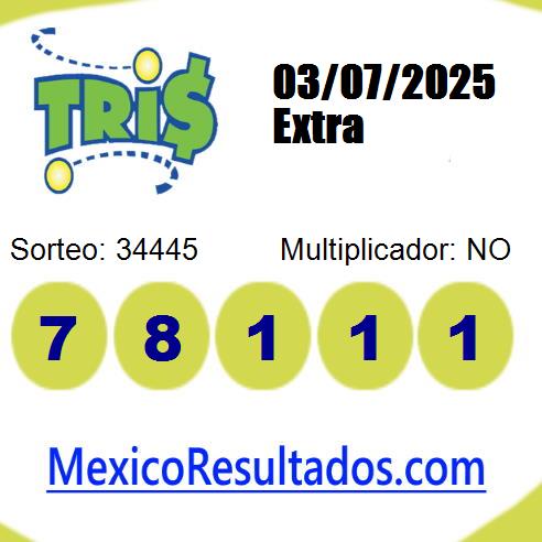 tris sorteo 34445