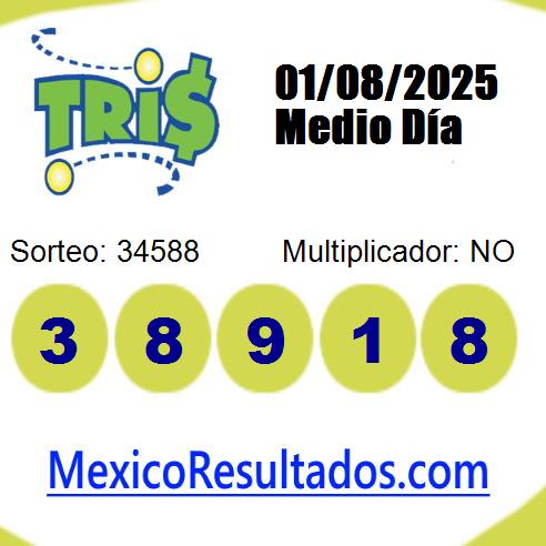 tris sorteo 34588