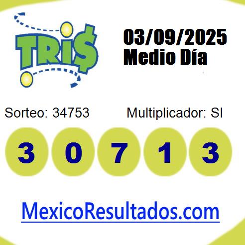 tris sorteo 34753
