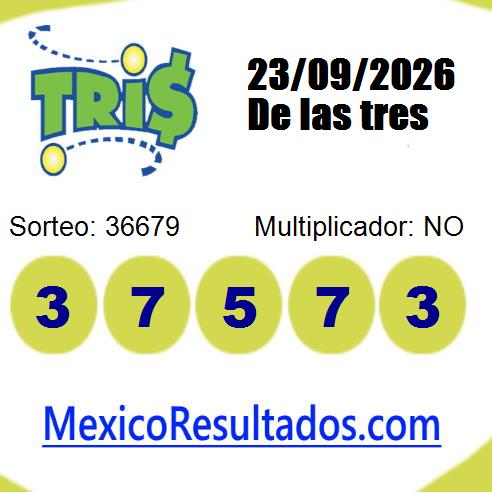 tris sorteo 36679