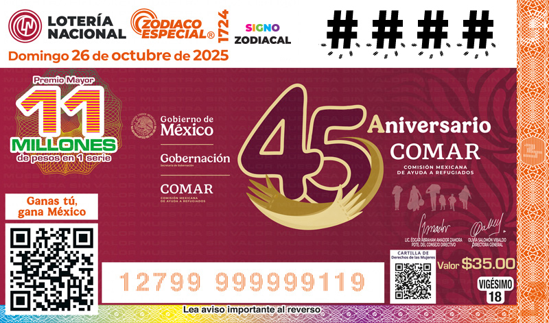 ZODIACO ESPECIAL 1724