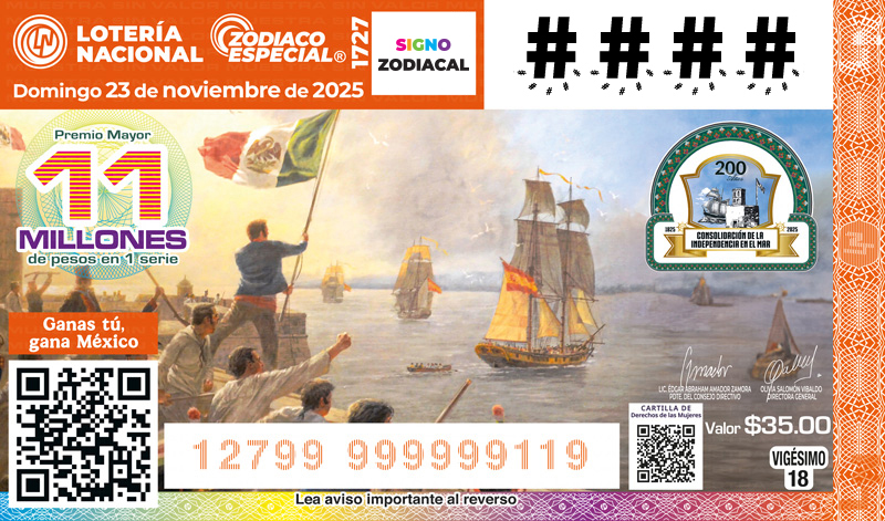 ZODIACO ESPECIAL 1727